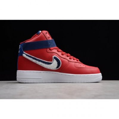 Nike Air Force 1 High '07 Lv8 Kırmızı Kaykay Ayakkabı Türkiye - EC8JO6L7